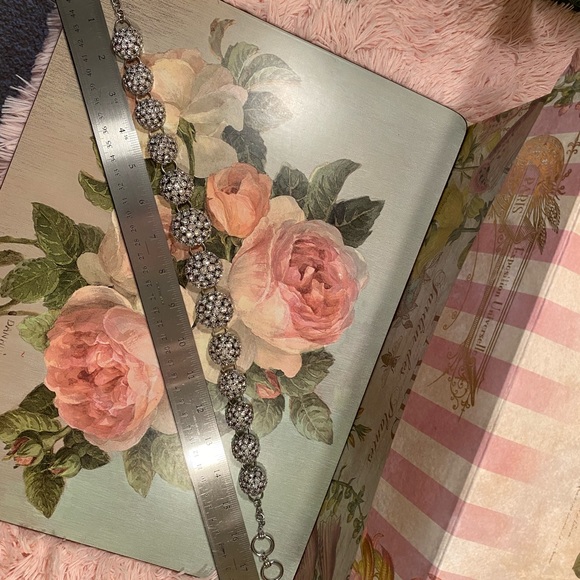 Crystal Dome Necklace with Extender - Picture 7 of 8